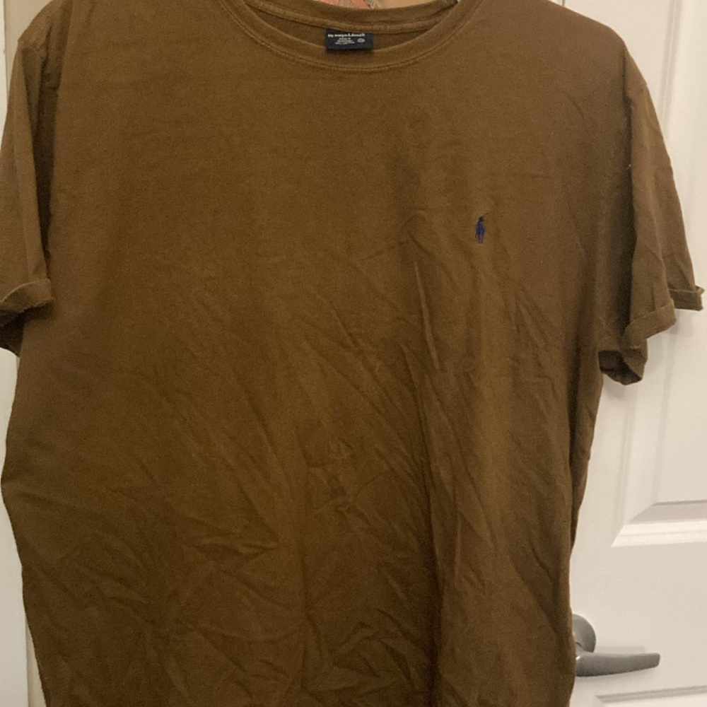 Ralph Lauren Men's Brown Short Sleeve Tee